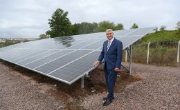 Güneşten enerji üretilecek projede testler başladı