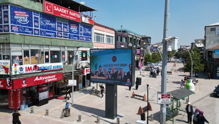 Akyazı final maçını dev ekranda izleyecek