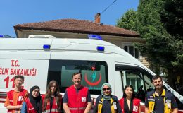 Türk Kızılay Akyazı Şubesi Akyazı 4 Nolu Paramedik İstasyonunu ziyaret etti