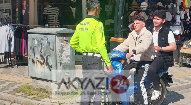 Akyazı’da Trafiğe Kapalı Alanda Motosiklet ve Bisiklet Kullanımına Sıkı Denetim